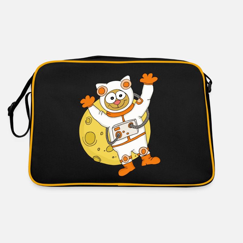 Astronaut Cat Retro Bag