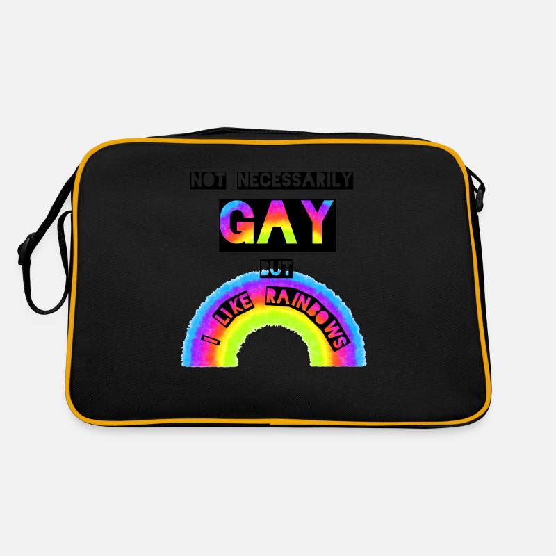 I like rainbows Retro Tasche