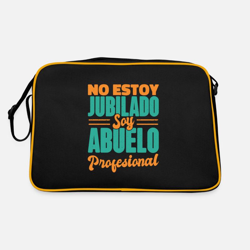 Ich bin nicht im Ruhestand, sondern von Beruf Retro Tasche