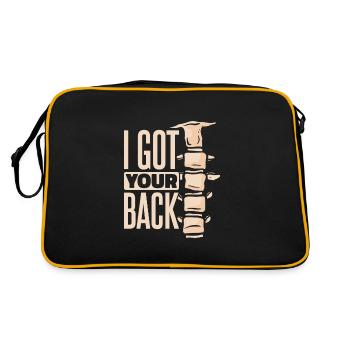 I Got Your Back Physical Therapy - Retro Bag - black/gold - Back