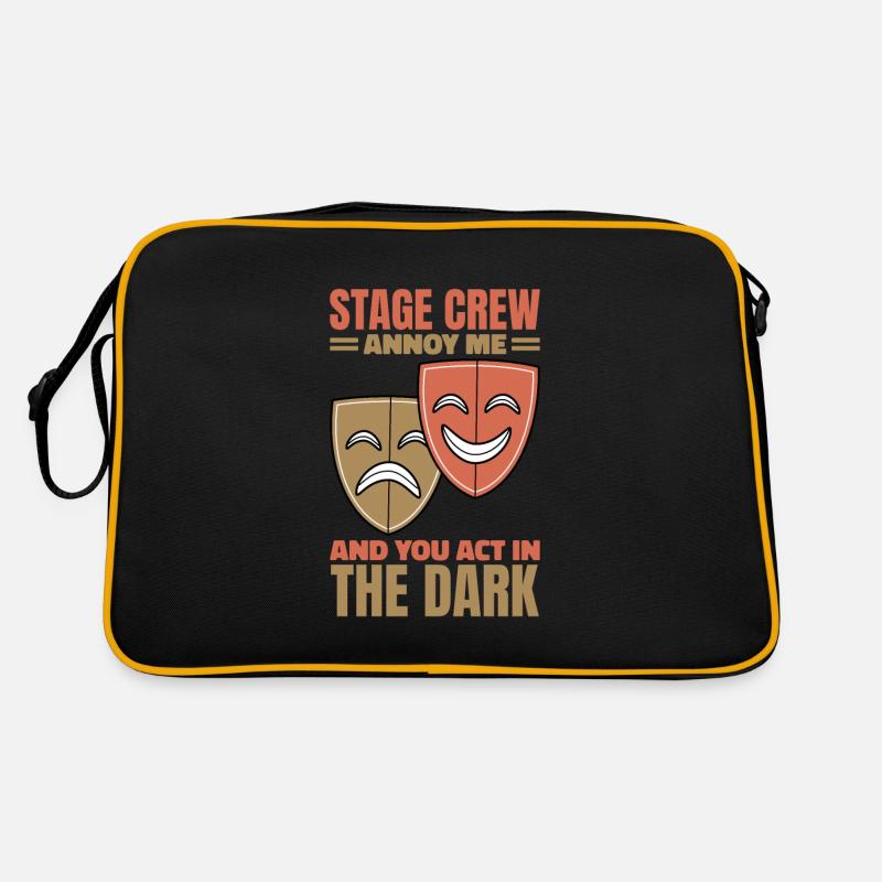 I Work In The Shadows Stage Crew Sac Retro
