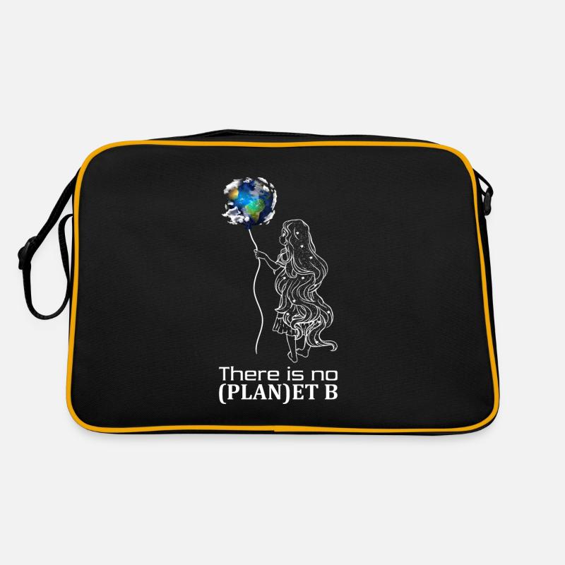 There is no Plan B | Kleines Mädchen Planet Erde Retro Tasche
