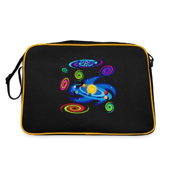 SOLAR SYSTEM (sélectionnez couleur foncée pour cette version) - Sac Retro - noir/or - Dos