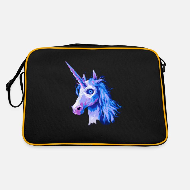 Horror Einhorn Halloween Retro Tasche