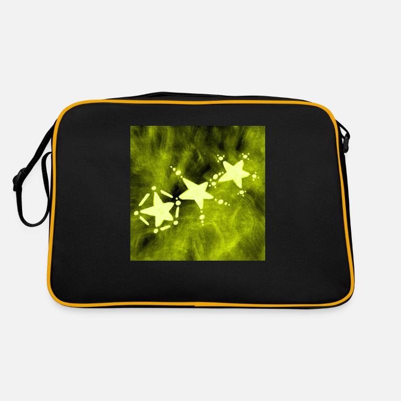 THREE STARS YELLOW Retro Bag