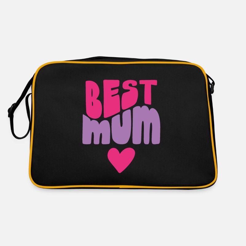 Beste Mutter Retro Tasche