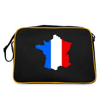 France - Retro Bag - black/gold - Back