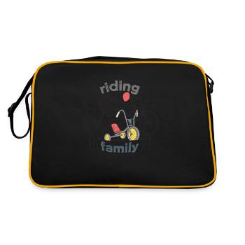 Riding family - Sac Retro - noir/or - Dos