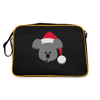 Koala Design Nikoalaus - Retro Tasche - Schwarz/Gold - Hinten