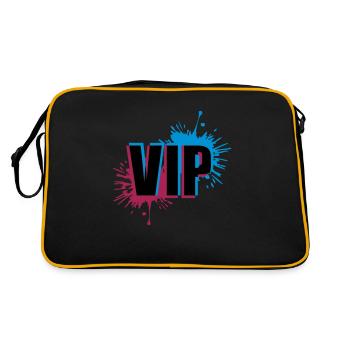Effet 3D VIP - Sac Retro - noir/or - Dos