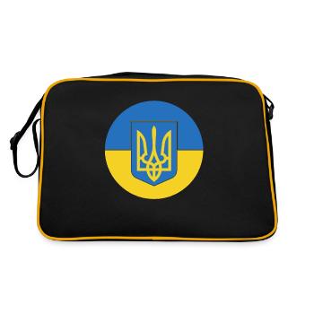Ukraine - Sac Retro - noir/or - Dos
