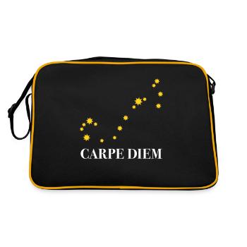 Carpe Diem utilise la constellation du jour Ciel du Scorpion - Sac Retro - noir/or - Dos