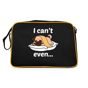 I can't even - Retro Bag - black/gold - Back