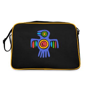 Culture inca, Amérique latine - Sac Retro - noir/or - Dos