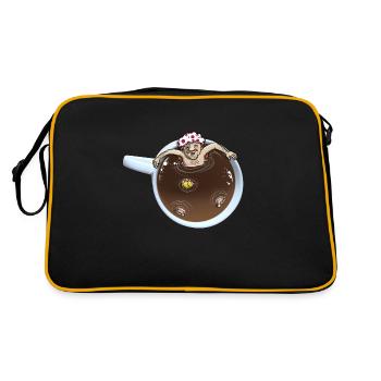 Coffee Bath - Retro Bag - black/gold - Back
