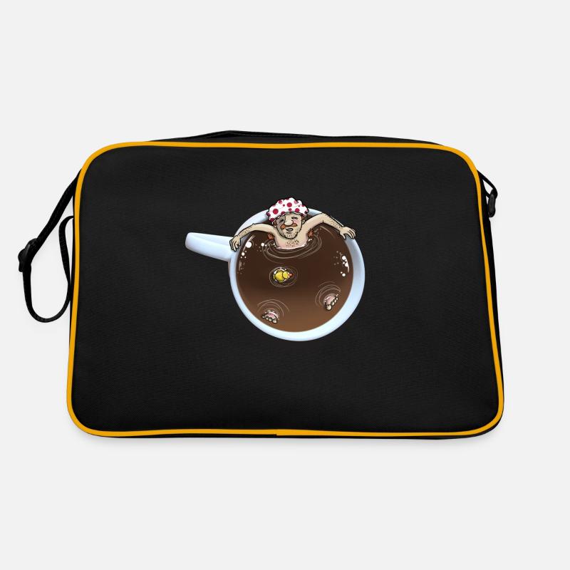 Coffee Bath Retro Bag