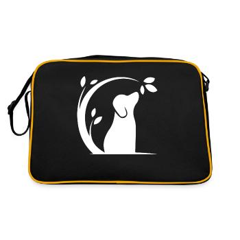 Hund Dog - Retro Bag - black/gold - Back