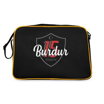 Burdur - Sac Retro - noir/or - Dos