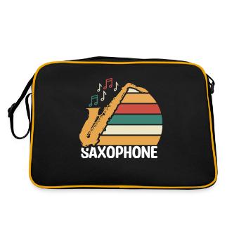 Saxophone Jazz - Sac Retro - noir/or - Dos