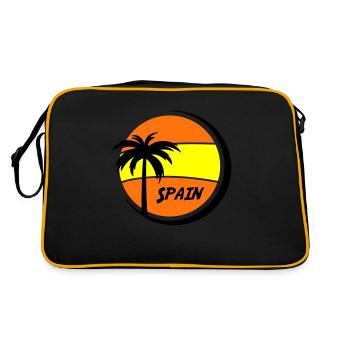 Espagne - Sac Retro - noir/or - Dos