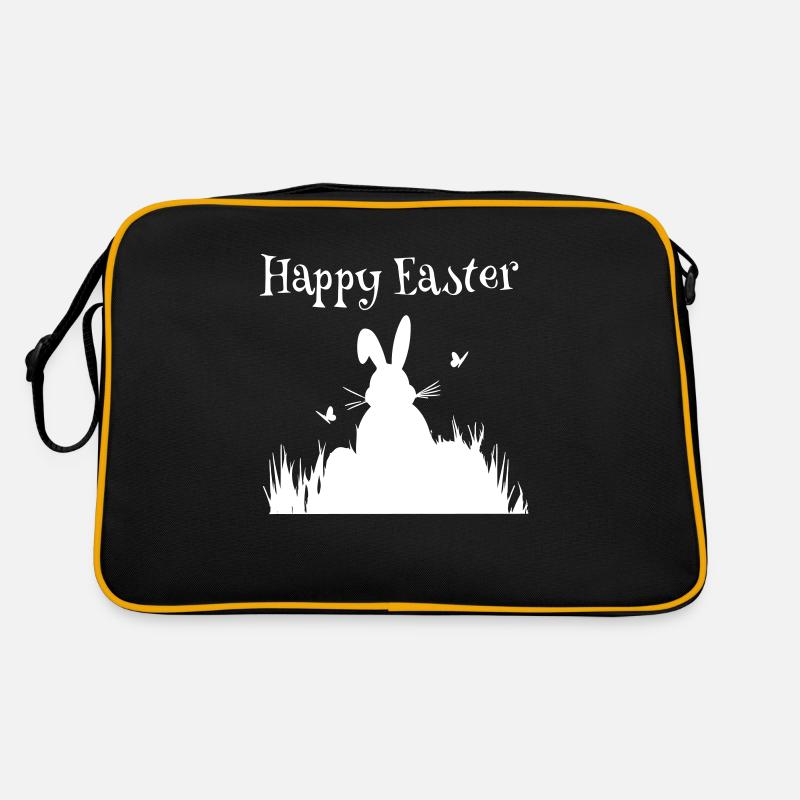 Bonne silhouette de Pâques | GRAPHIQUE VECTORIEL Sac Retro