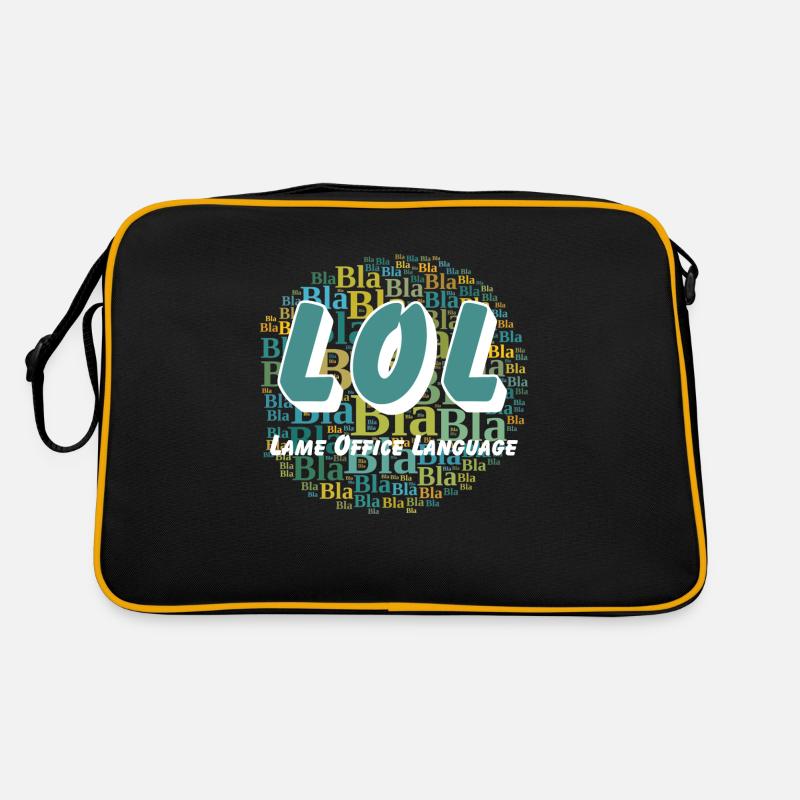 LOL - Langue de bureau boiteuse Sac Retro