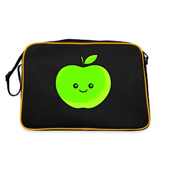 apple - Retro Bag - black/gold - Back