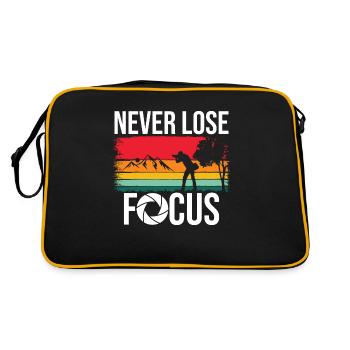 Drôle de dire Idée cadeau d’humour drôle - Sac Retro - noir/or - Dos