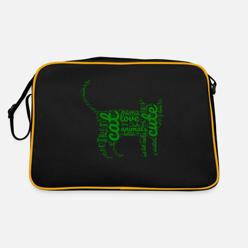 Chaton vert Sac Retro