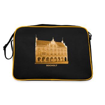 Hôtel de ville de Bocholt Münsterland Rhénanie-du-Nord-Westphalie - Sac Retro - noir/or - Dos