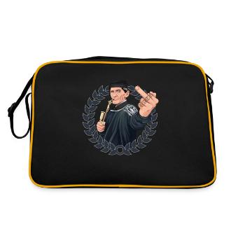 Rieser Grantler // Illustration - Retro Bag - black/gold - Back