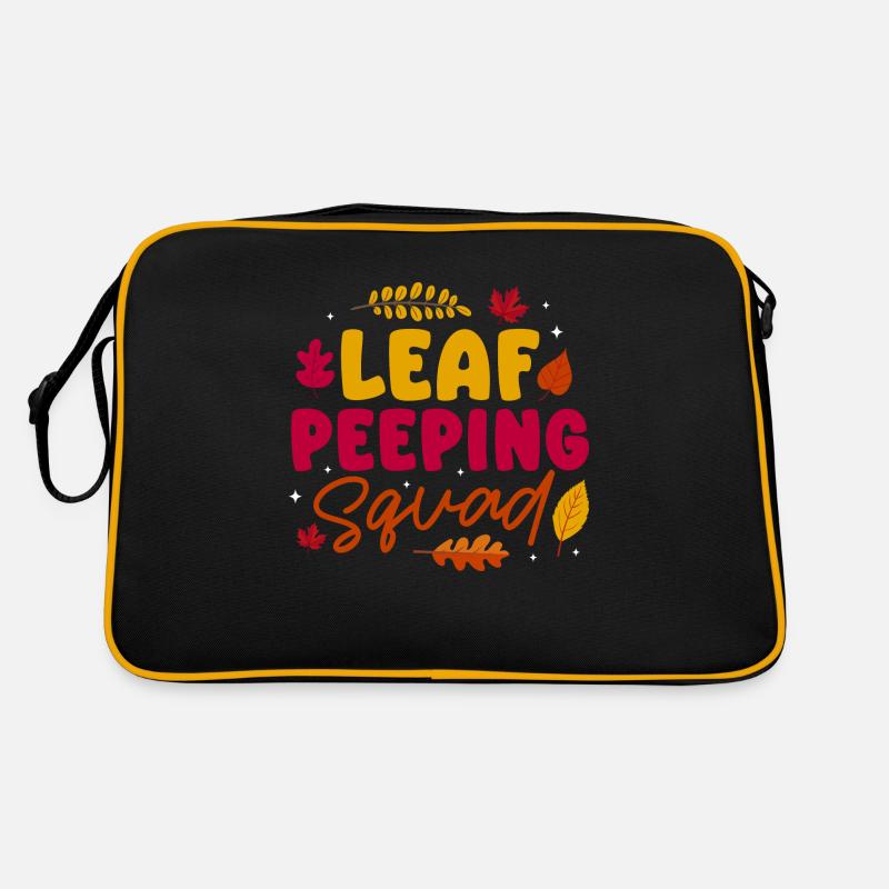 Leaf Peeping Squad Autumn Leaf Peeper Sac Retro
