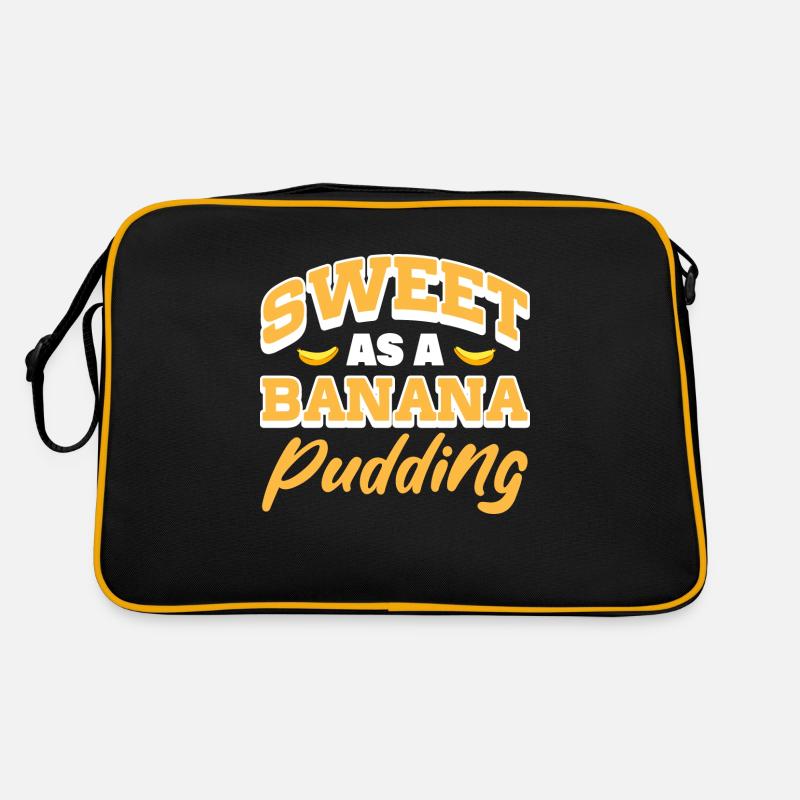 Sucré comme un pudding à la banane Dessert de confiserie Sac Retro