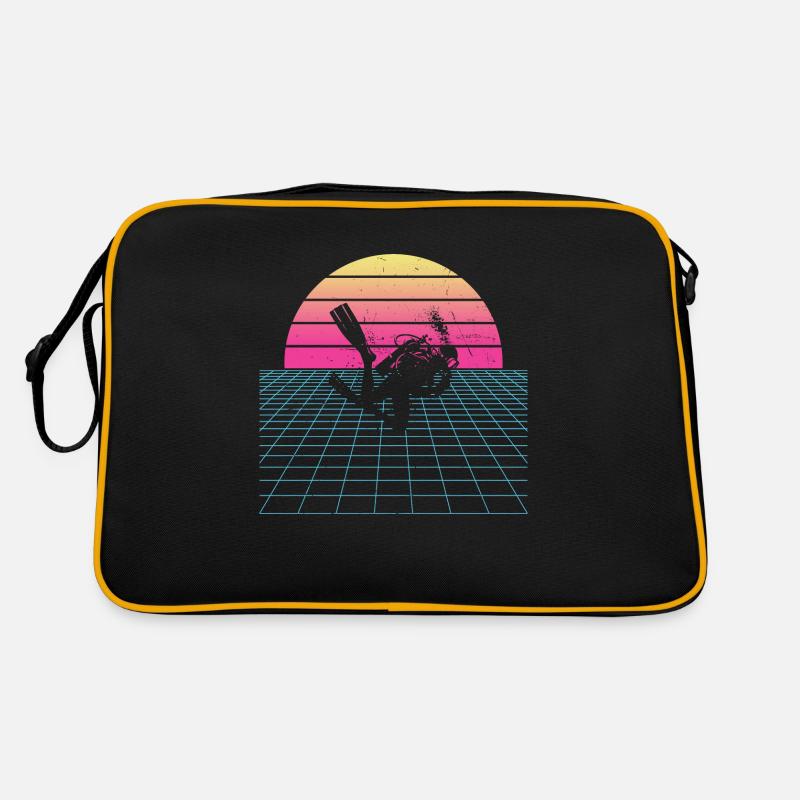 Scuba Diver Diver Diving Scuba Diver Retro Bag