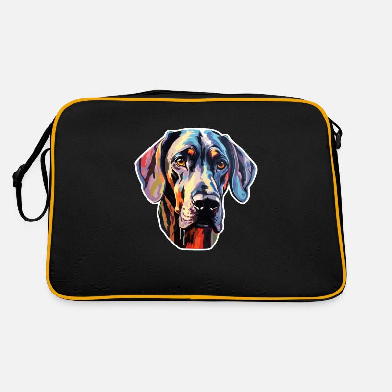 Danois Great Dane psychédélique Sac Retro