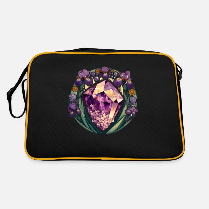 Iris améthyste Sac Retro