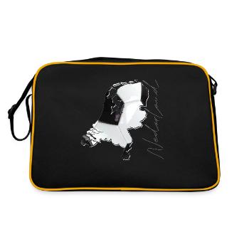 Netherlands | real football | Map NL - Retro Bag - black/gold - Back