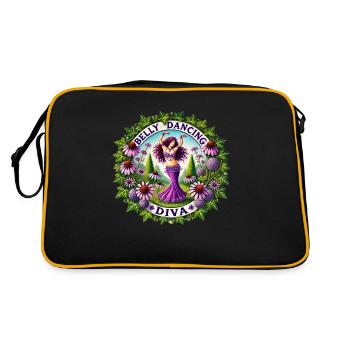 Diva de la danse orientale - Sac Retro - noir/or - Dos