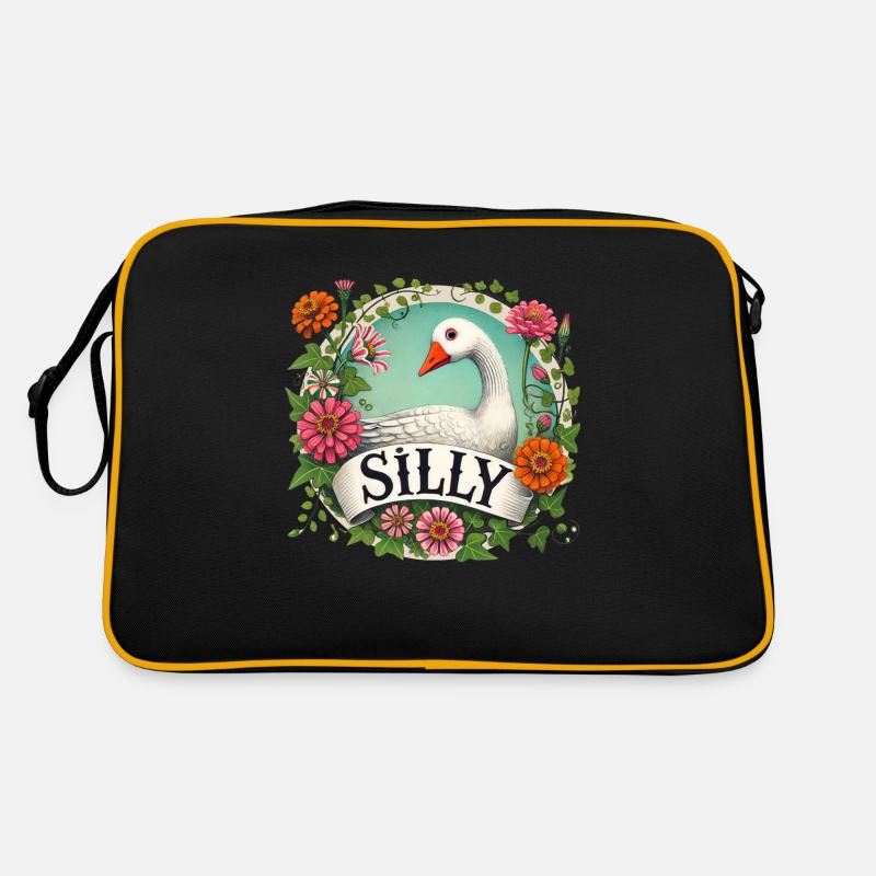 Dumme Gans Retro Tasche