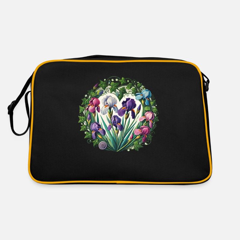 Irises Retro Bag