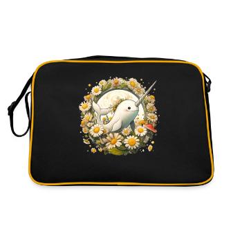 Narwhal - Retro Bag - black/gold - Back