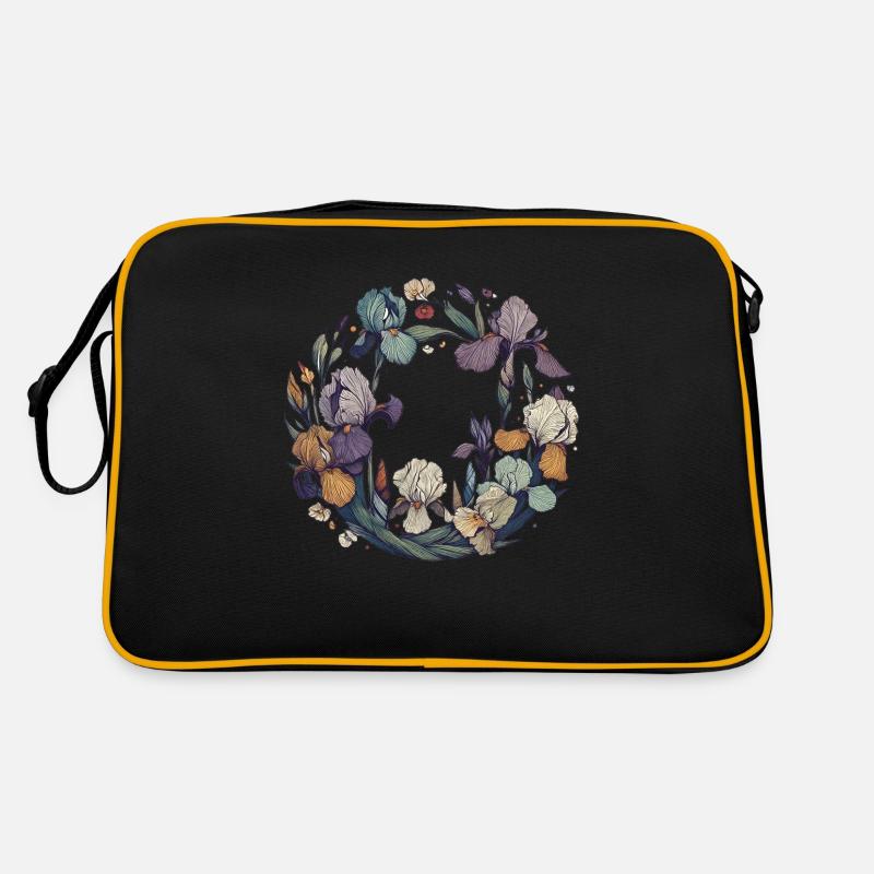 Irises Retro Bag