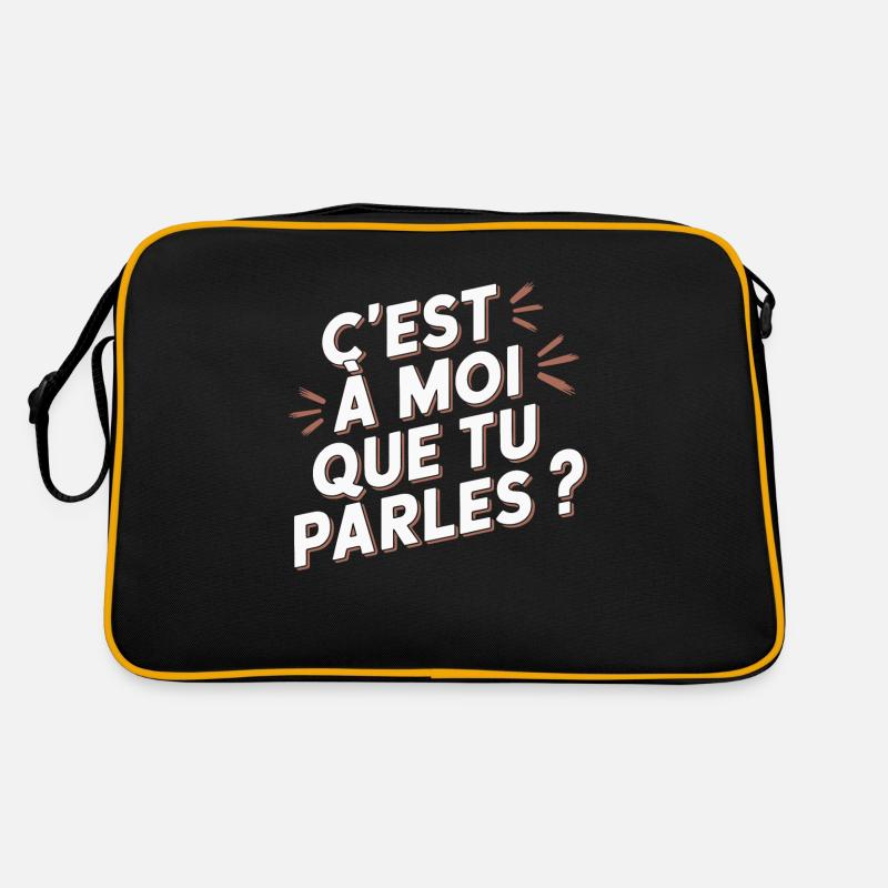 C'est à moi que tu parles ? Sac Retro