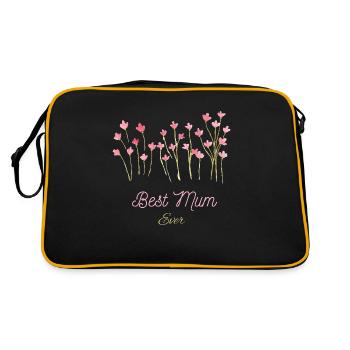 Best Mum Ever - Retro Bag - black/gold - Back