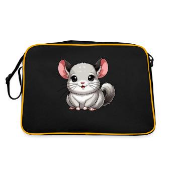 chinchilla - Sac Retro - noir/or - Dos