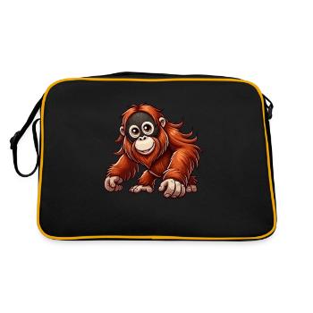 Orang-outan 1 - Sac Retro - noir/or - Dos