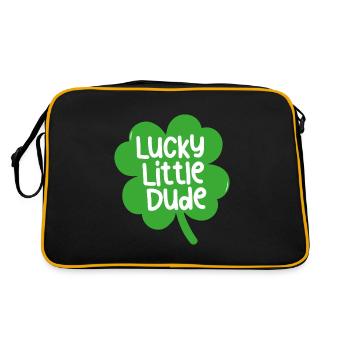 Lucky little dude - Retro Bag - black/gold - Back