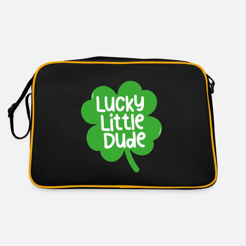 Glücklicher kleiner Kerl Retro Tasche