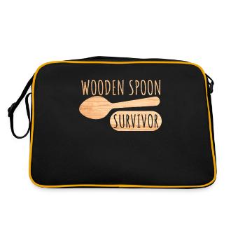 Survivant de la cuillère en bois - Sac Retro - noir/or - Dos