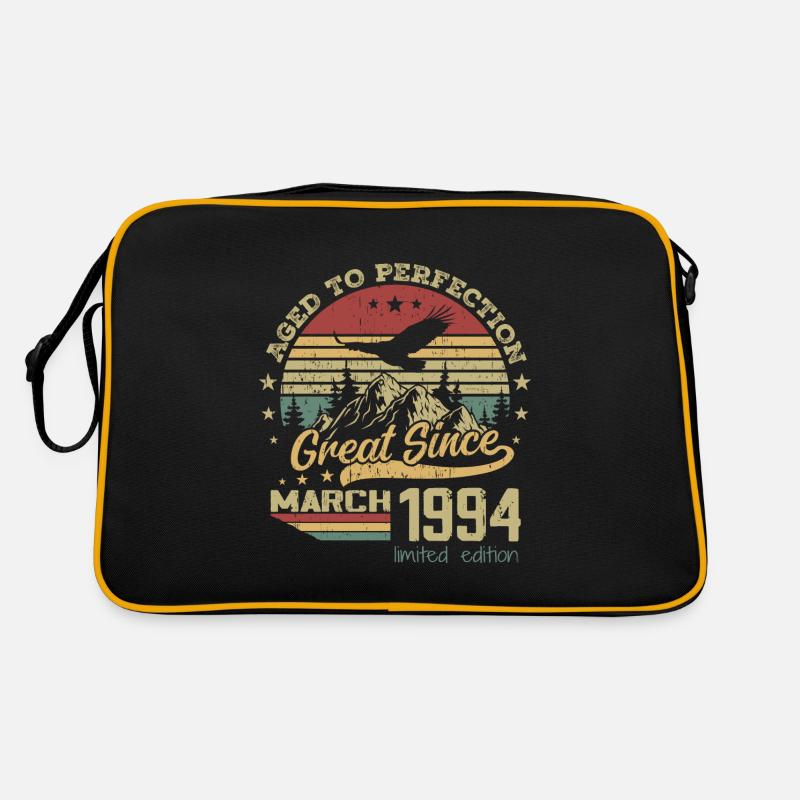 30 ans Vieilli à la Perfection né en mars 1994 Sac Retro